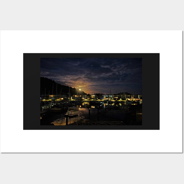 Moon Rise Over Nelly Bay - Magnetic Island Wall Art by pops